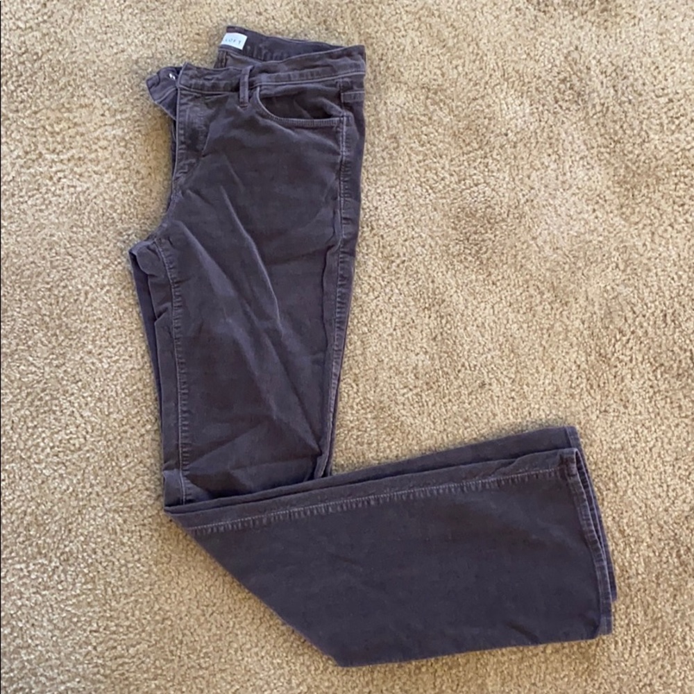 LOFT boot cut corduroy pant size 8